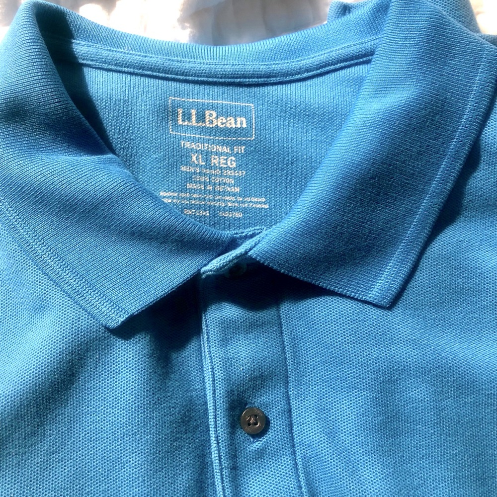 L.L.Bean Premium Double L traditional fit polo shirt short sleeves